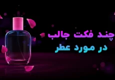 چند فکت جالب در مورد عطر