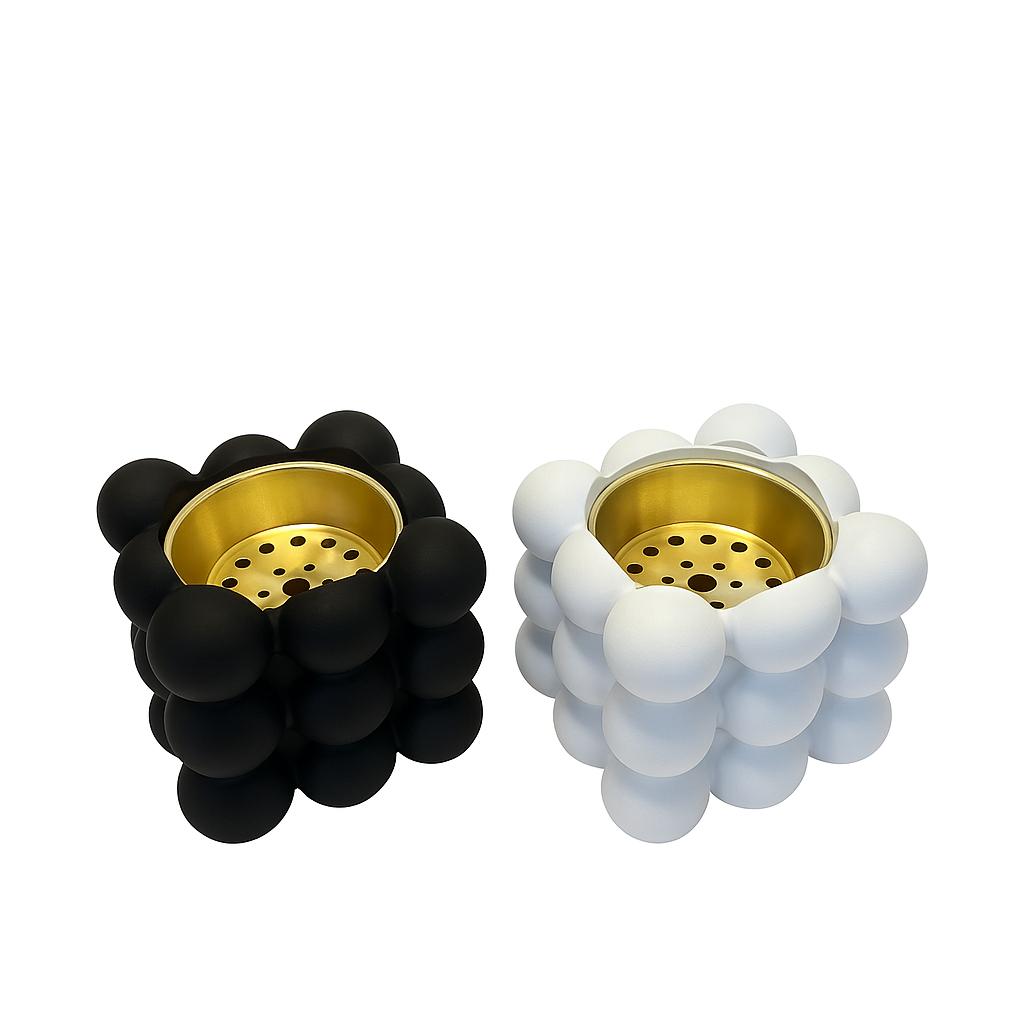 دستگاه بخور سوز سفالی طرح حباب